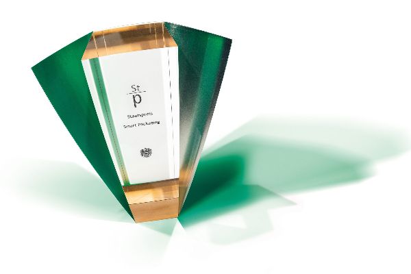 Trophäe Staatspreis Smart Packaging