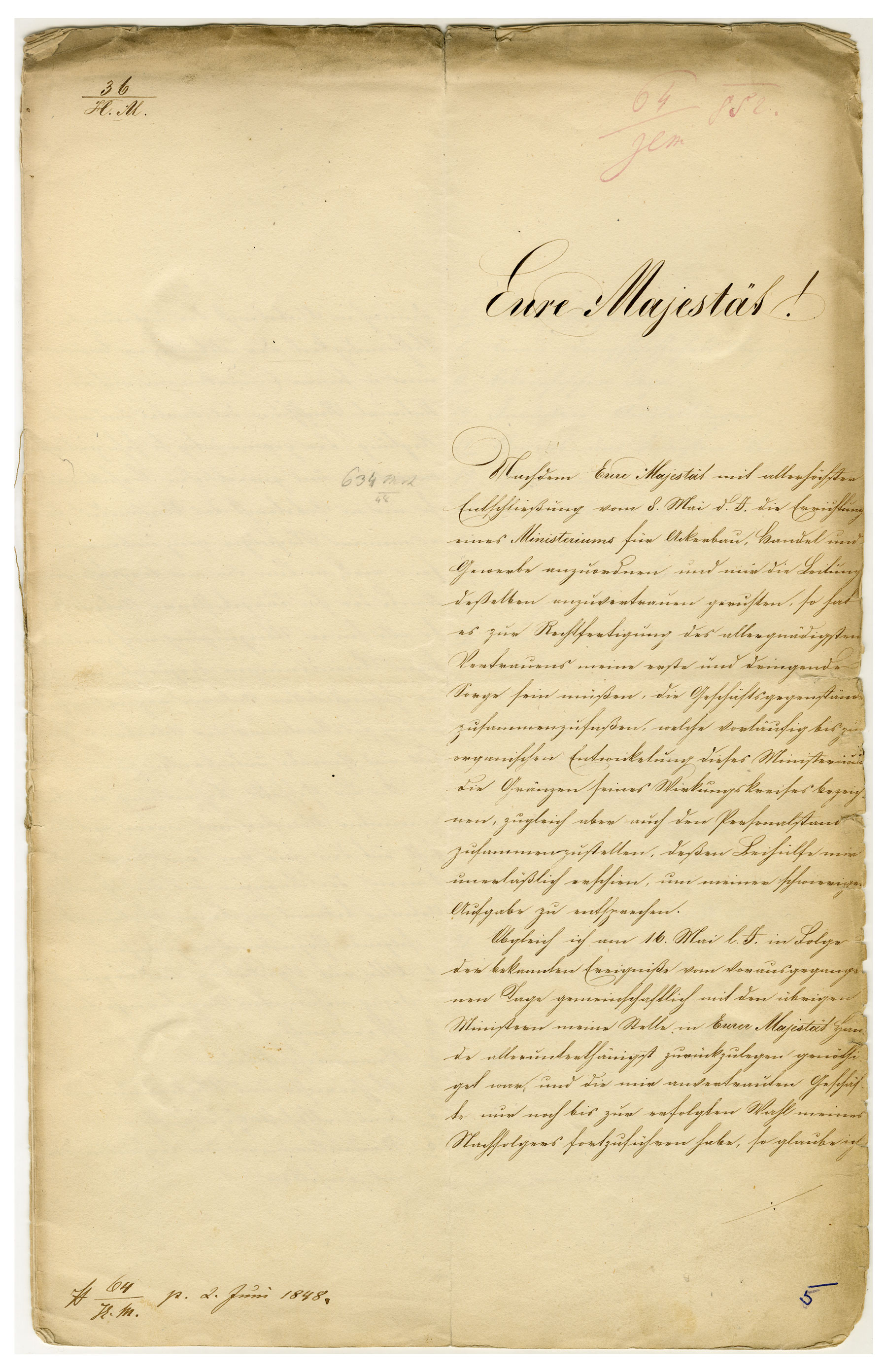 Urkunde 1848 - Seite 2