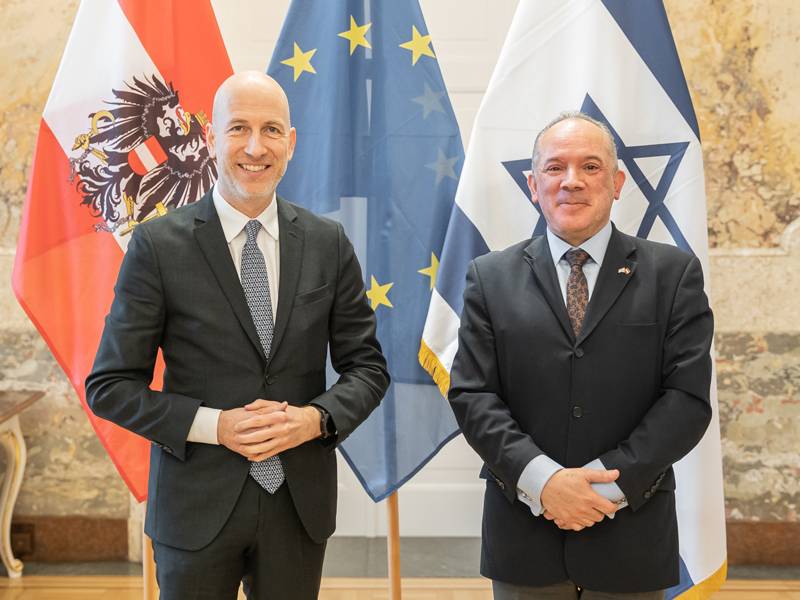 Israelischen Botschafter in Österreich, Mordechai Rodgold