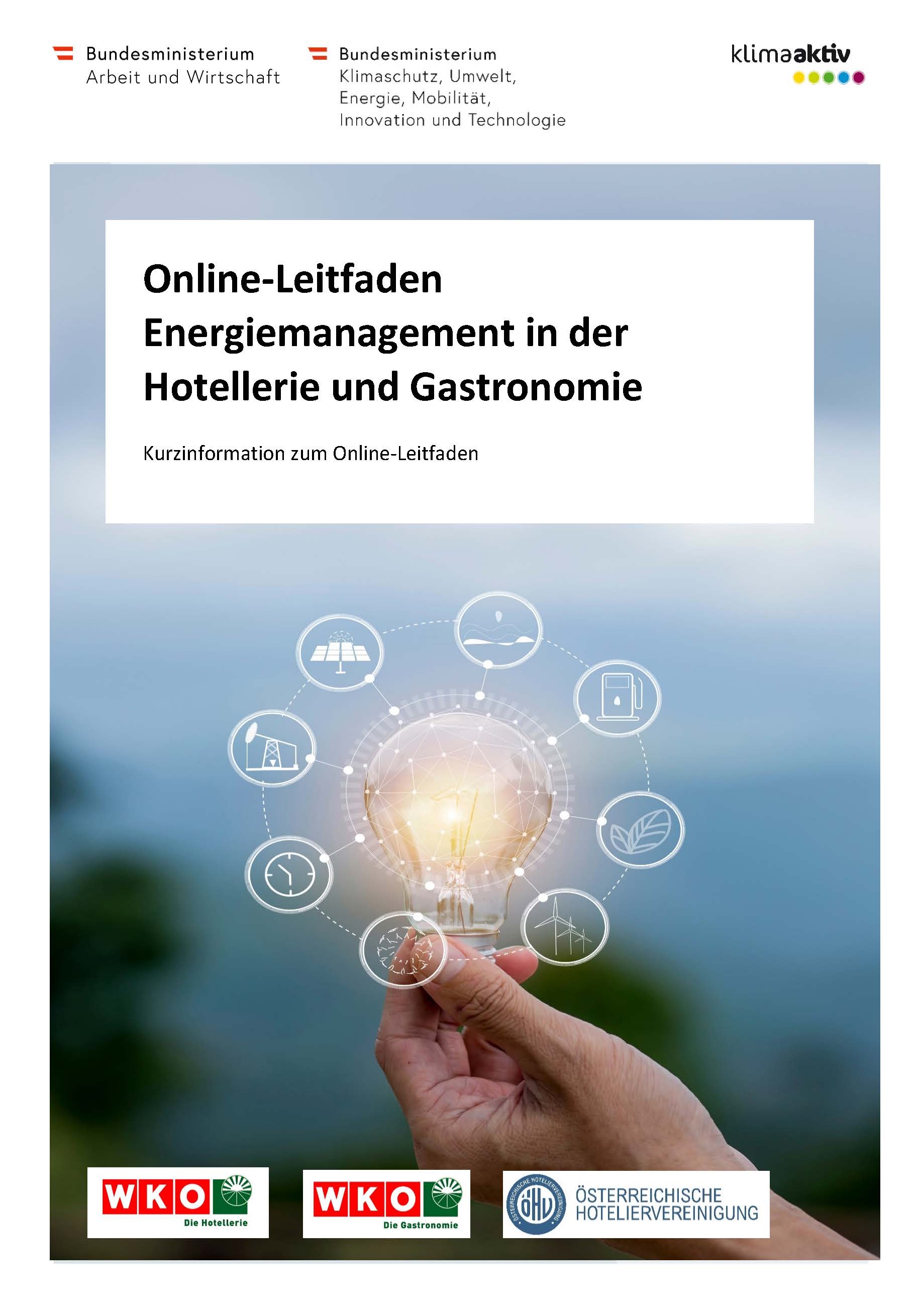 Download der Kurzinformation OnlineLeitfaden Energiemanagement in der Hotellerie und Gestronomie