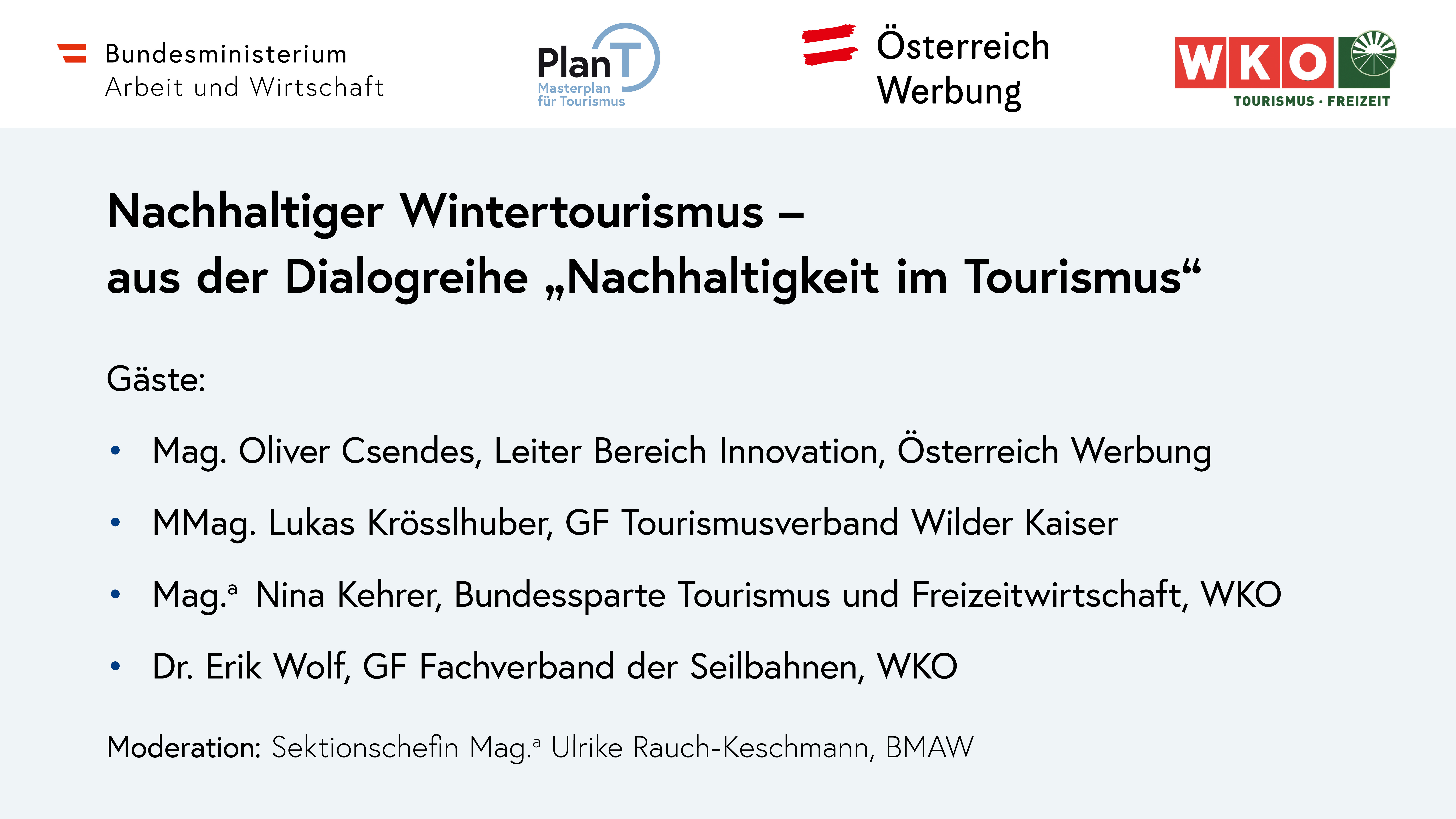 Standbild Nachhaltiger Wintertourismus.
